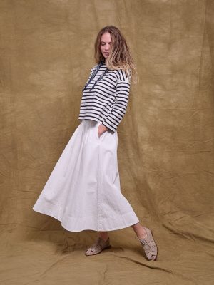 スカート Cotton Twill-Paneled Checked Wool Skirt Sacai Cotton Twill-Paneled Checked Wool Skirt - Runway Catalog