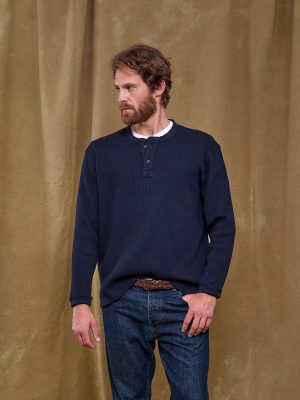 Long Sleeve Henley Shirt