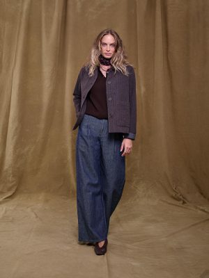 Wool Herringbone Jacket